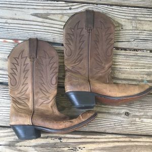 Durango Cowboy Boots, size 7.5, brown